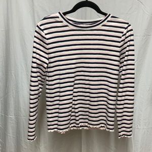 Loft | Stripes Long Sleeve Top